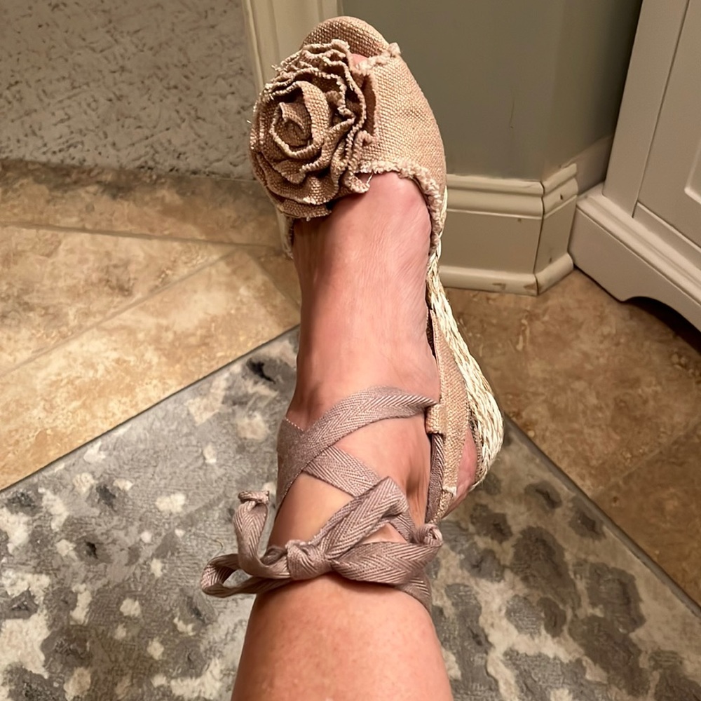 Carmen Saiz Lola lace up espadrille